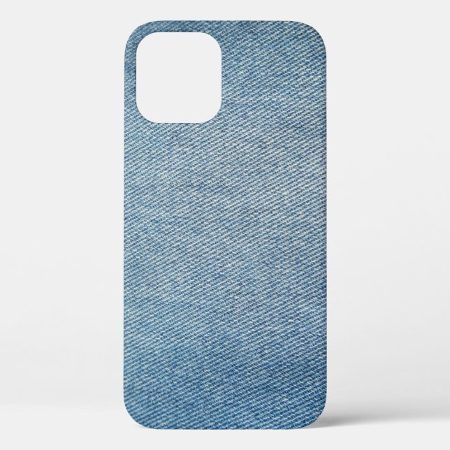 Coques Case-Mate iPhone Laver les jeans bleus à l'acide, texture denim. (Verso)