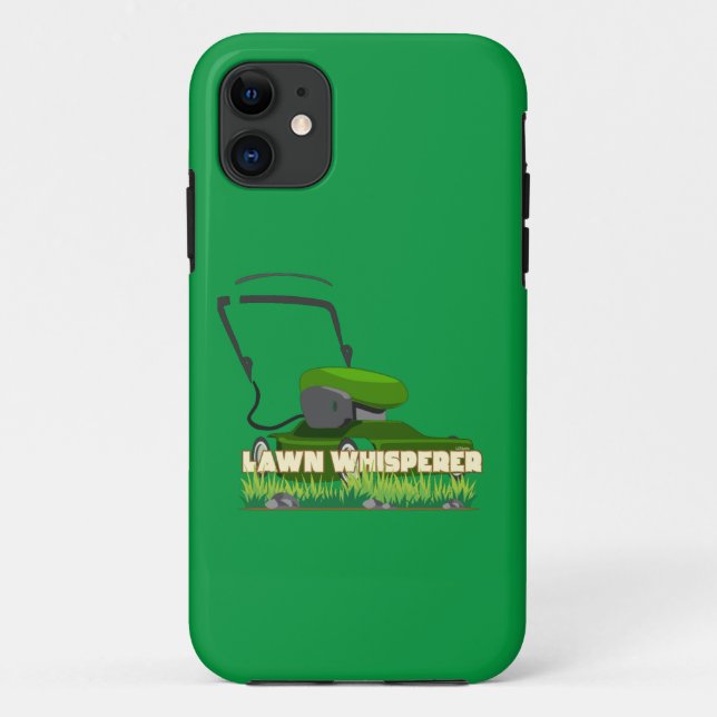 Coques Case-Mate iPhone LAWN WHISPERER drôle de jardinage cadeau (Dos)