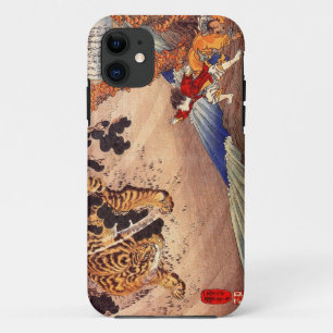 Case-Mate iPhone Case le 虎と闘う少年, garçon combat le tigre, Kuniyoshi,