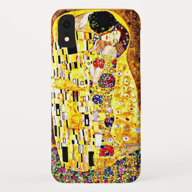 Coques Case-Mate iPhone Le baiser, célèbre peinture de Gustav Klimt (Dos)