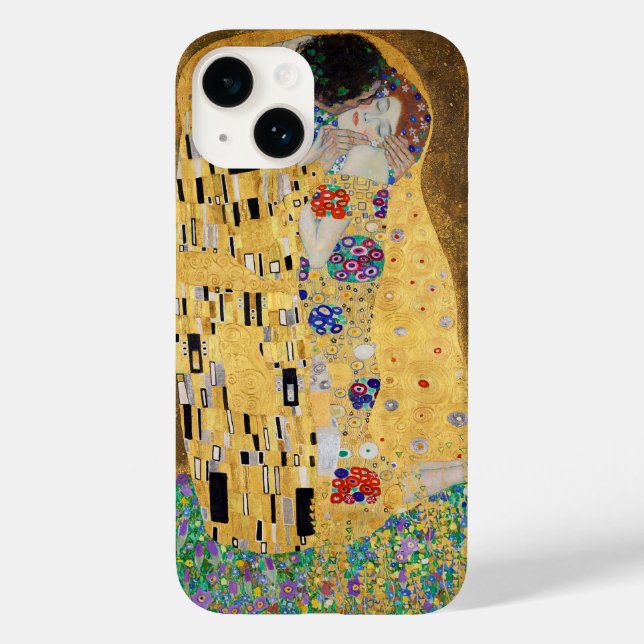 Coques Case-Mate iPhone Le baiser de Gustav Klimt (Verso)