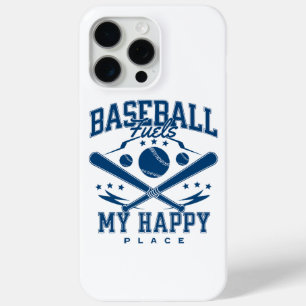 Coque iPhone 15 Pro Max Le baseball alimente mon havre de paix