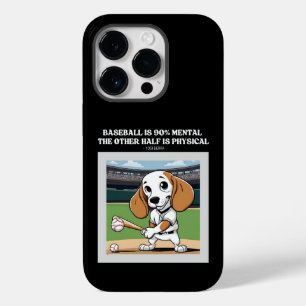 Coque Pour iPhone 14 Pro Le Baseball Est Mental À 90%