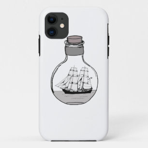 Coques Pour iPhone Le bateau dans l'ampoule en verre