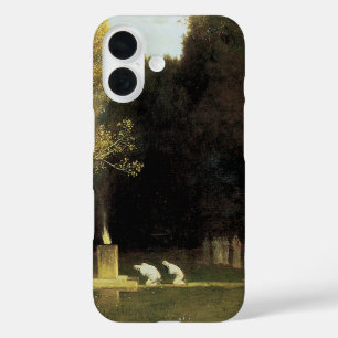 Coque Pour iPhone 16 Le Bois sacré par Arnold Böcklin, Art vintage