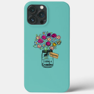 Case-Mate iPhone Case Le Bonheur Des Femmes Est D'Être Grand-Mère Fleur 