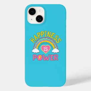 Coque Pour iPhone 14 Le bonheur est Power Rainbow