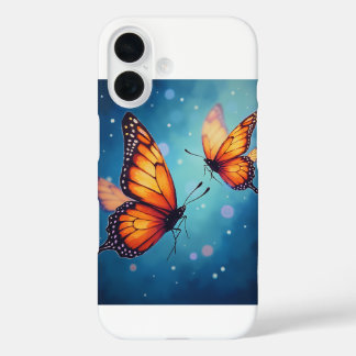 Le brillant papillon iPhone 16 Coques