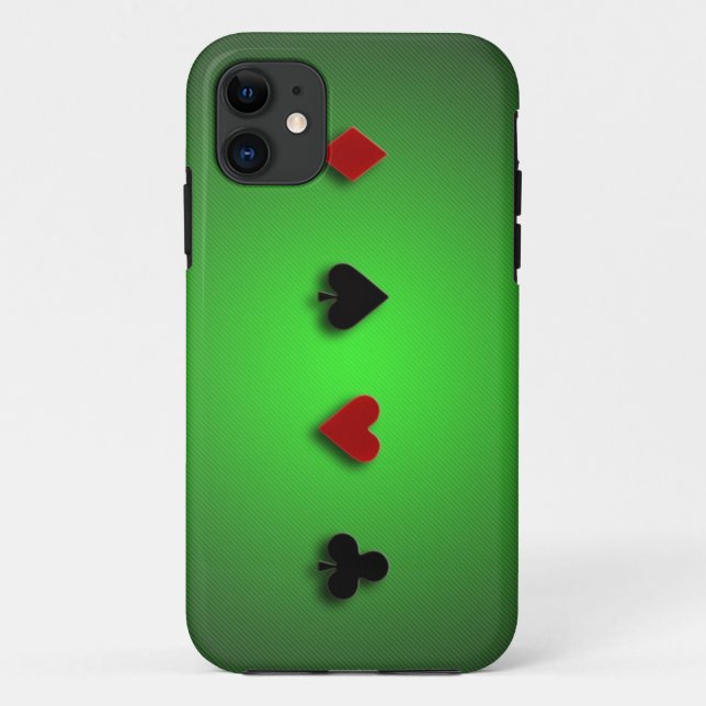 Coques Case-Mate iPhone le casino d'arrière - plan de tisonnier carde des (Dos)