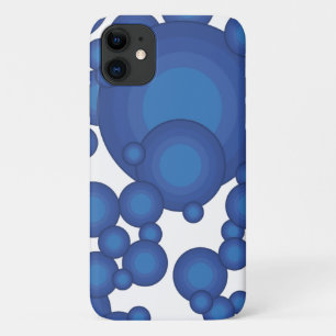 Case-Mate iPhone Case Le cercle de style des années Blue 70's