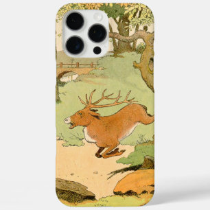 Coques iPhone 16 Pro Max Le cerf de Virginie boulonne dans la forêt