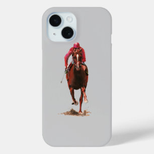 Coque Pour iPhone 15 Le cheval et le jockey