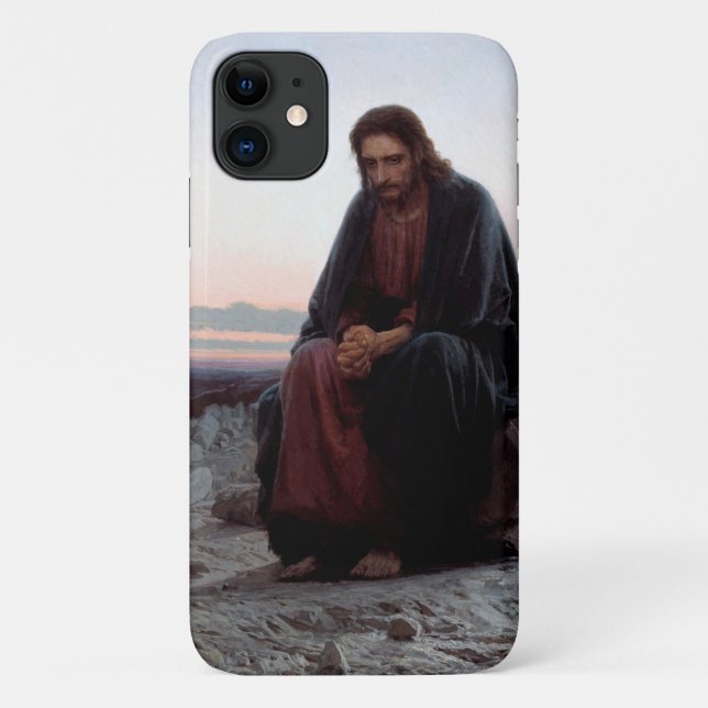 Coques Case-Mate iPhone Le Christ dans le désert, Ivan Kramskoi (Dos)