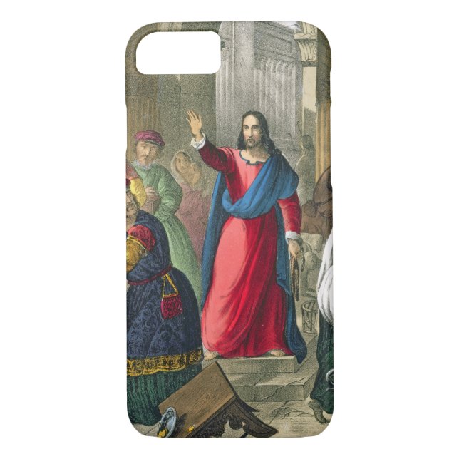 Coques Case-Mate iPhone Le Christ nettoie le temple, d'un b imprimé par (Dos)