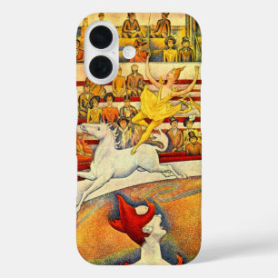Coque Pour iPhone 16 Le Cirque par Georges Seurat, Vintage Fine Art