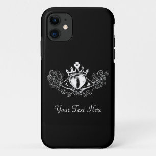 Coque iPhone 11 Le Claddagh (blanc)