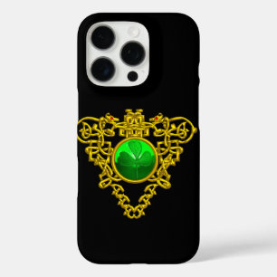 COQUES iPhone 16 PRO LE COEUR CÉLTIQUE DE SAINT PATRICK AVEC SHAMROCK V