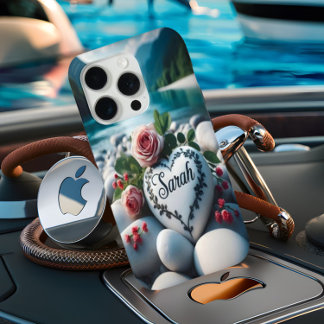 Coque iPhone 15 Pro Le coeur de Sarah au bord de la rivière