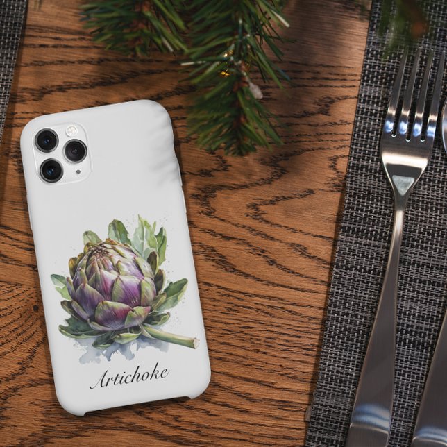 Coques Case-Mate iPhone Le Coeur du Jardin : Artichoke en Aquarelle (Créateur téléchargé)