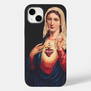 Coque Pour iPhone 14 Plus Le Coeur Immaculé de Marie