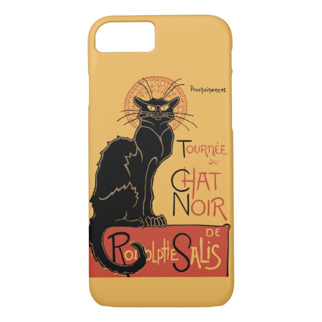 Coques Case-Mate iPhone Le Conversation Noir par Steinlen (Dos)