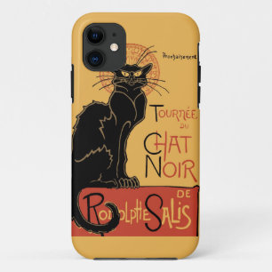 Coque iPhone 11 Le Conversation Noir Theophile Steinlen