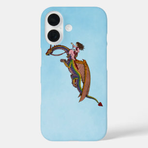 Coque Pour iPhone 16 Le Coque-coque iphone -Mate du Rainbow Dragon