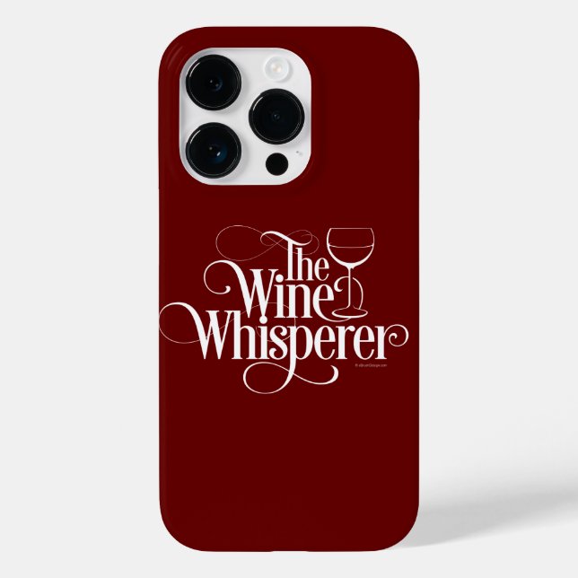 Coques Case-Mate iPhone Le Coque-coque iphone Whisperer du vin (Verso)