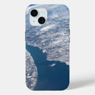 Coque Pour iPhone 15 Le Cratère Manicouagan Et Le Saint-Laurent