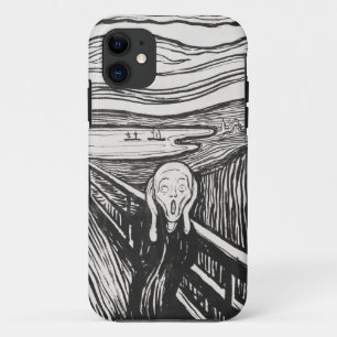 Case-Mate iPhone Case Le cri d'Edvard Munch noir et blanc