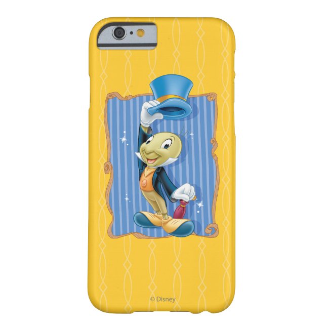 Coques Case-Mate iPhone Le Cricket Jiminy Levant Son Casquette (Dos)