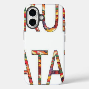 Coque Pour iPhone 16 Le cru africain colore Hakuna Matata.jpg