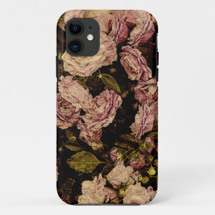 Etui iPhone Case-Mate le cru s'est levé sur le papier âgé - cas de