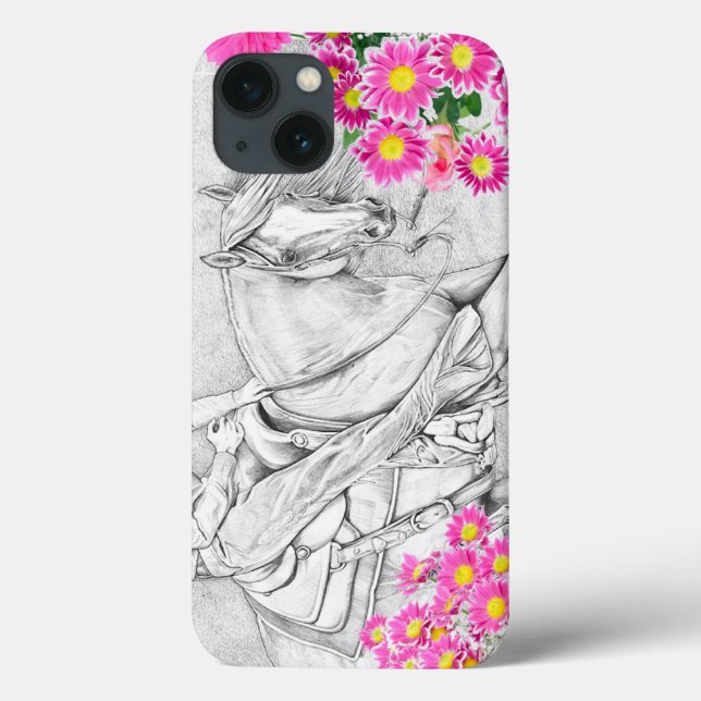 Coques Case-Mate iPhone Le Cutter Large (marguerite rose) (Verso)