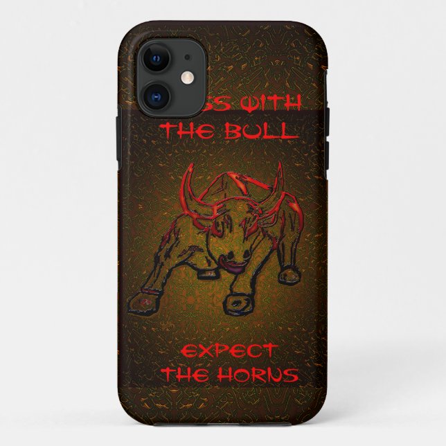 COQUES Case-Mate iPhone LE DÉSORDRE AVEC BULL ATTENDENT LES KLAXONS (Dos)