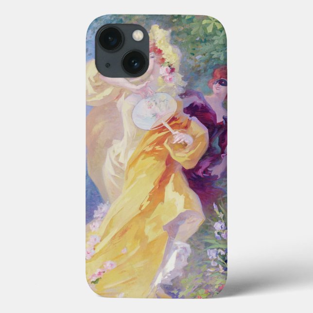 Coques Case-Mate iPhone Le domino jaune, conception pour une tapisserie (Verso)