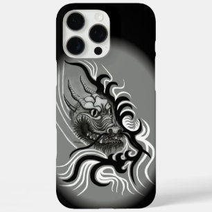 Coques iPhone 16 Pro Max Le dragon chinois à la toiture de tatouage