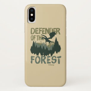 Coque iPhone X Le dragon de Pete Défenseur de la forêt