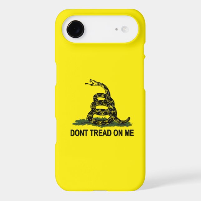 Coques Case-Mate iPhone Le drapeau de Gadsden ne marchent pas sur moi (Verso)