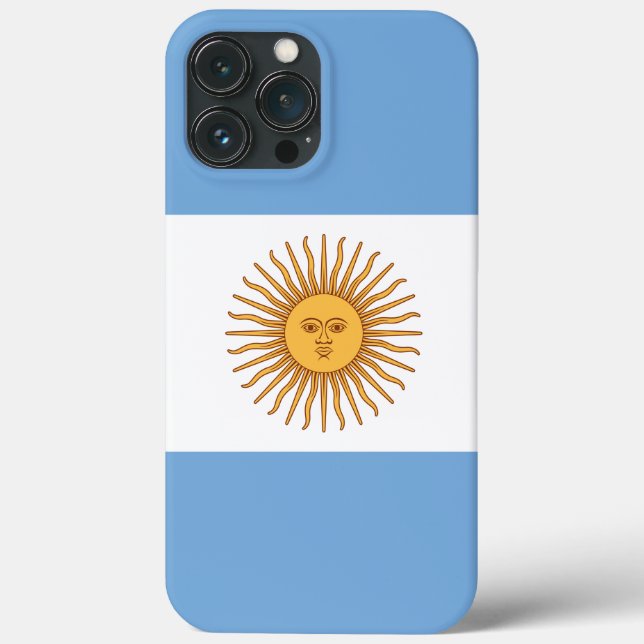 Coques Case-Mate iPhone Le drapeau de l'Argentine (Verso)