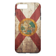 Le drapeau de l'État de Floride sur le vieux grain