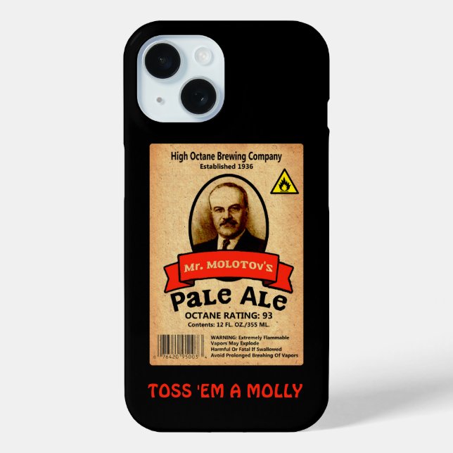 Coques Case-Mate iPhone Le Étiquette Pale Ale de M. Molotov (Verso)