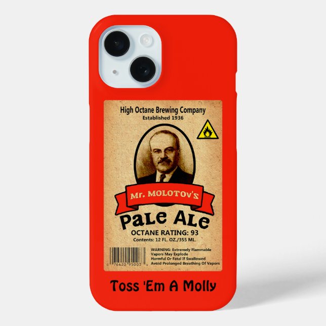 Coques Case-Mate iPhone Le Étiquette Pale Ale de M. Molotov (Verso)