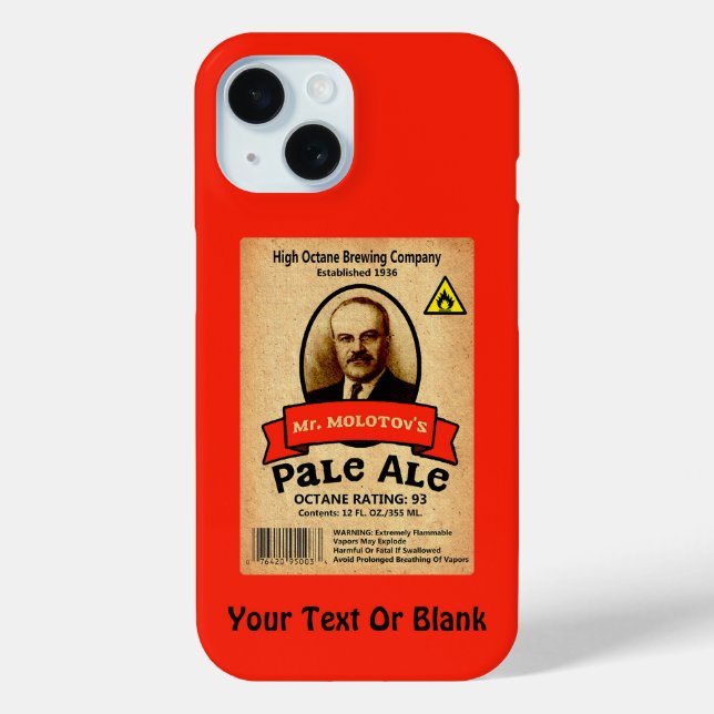 Coques Case-Mate iPhone Le Étiquette Pale Ale de M. Molotov (Verso)