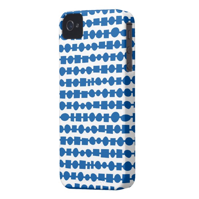 Coques Case-Mate iPhone "Le ficelant le long" de royal (Dos gauche)