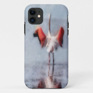Coques Pour iPhone Le Flamant rose rose en aquarelle