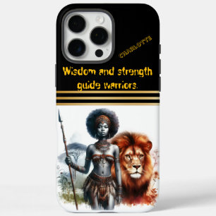 Coques iPhone 16 Pro Max Le guerrier est fier d'un lion
