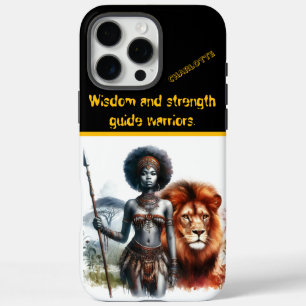 Coques iPhone 16 Pro Max Le guerrier est fier d'un lion