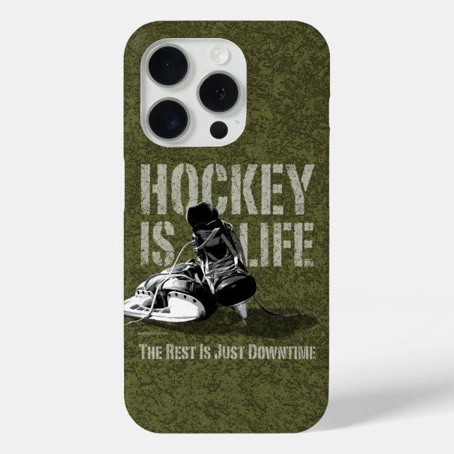 Coques Case-Mate iPhone Le hockey c'est la vie (Verso)