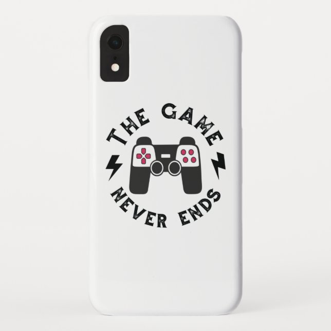 Coques Case-Mate iPhone Le Jeu ne se termine jamais (Dos)